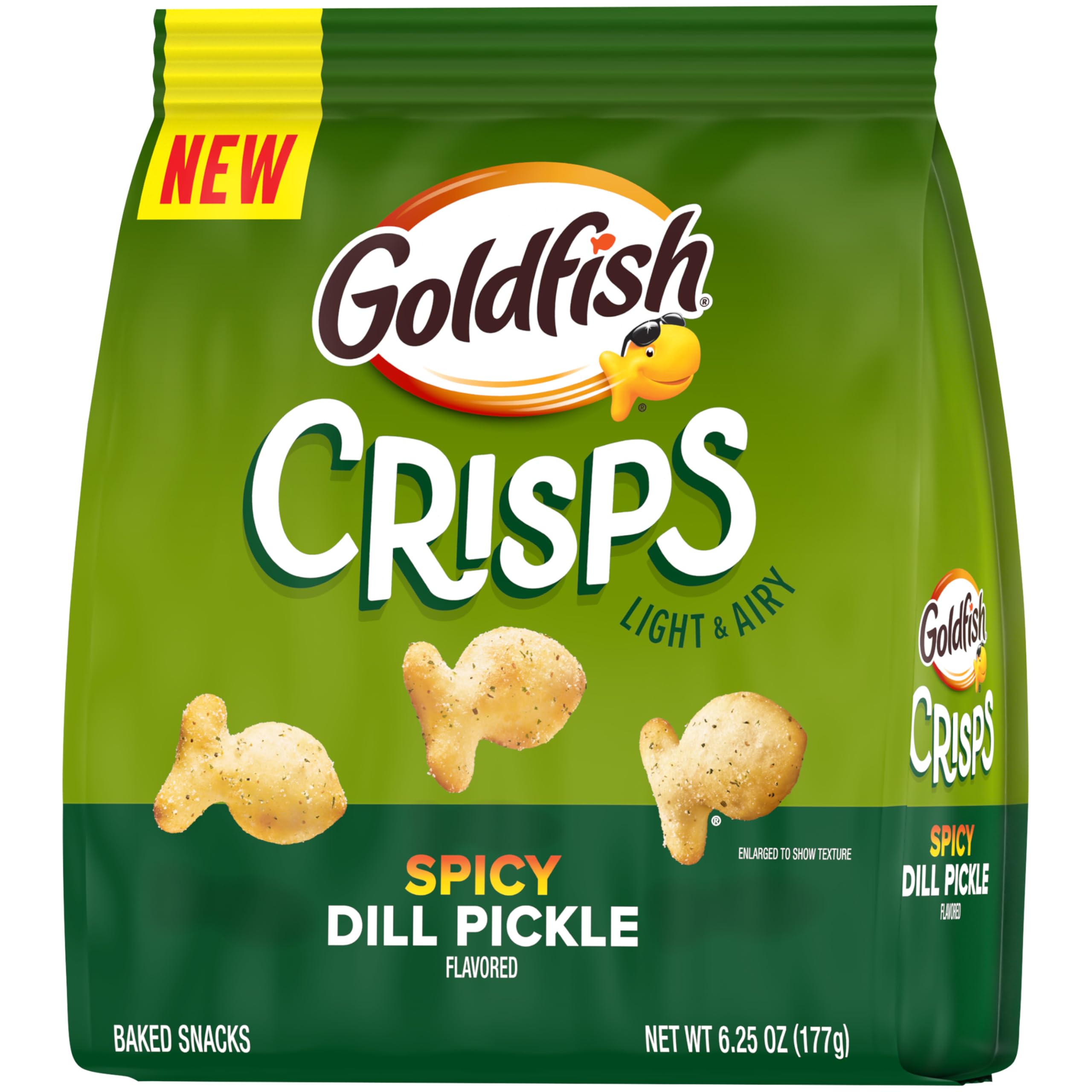 Snack-ready tray scene suggests convenient, kid-friendly Goldfish for busy days.