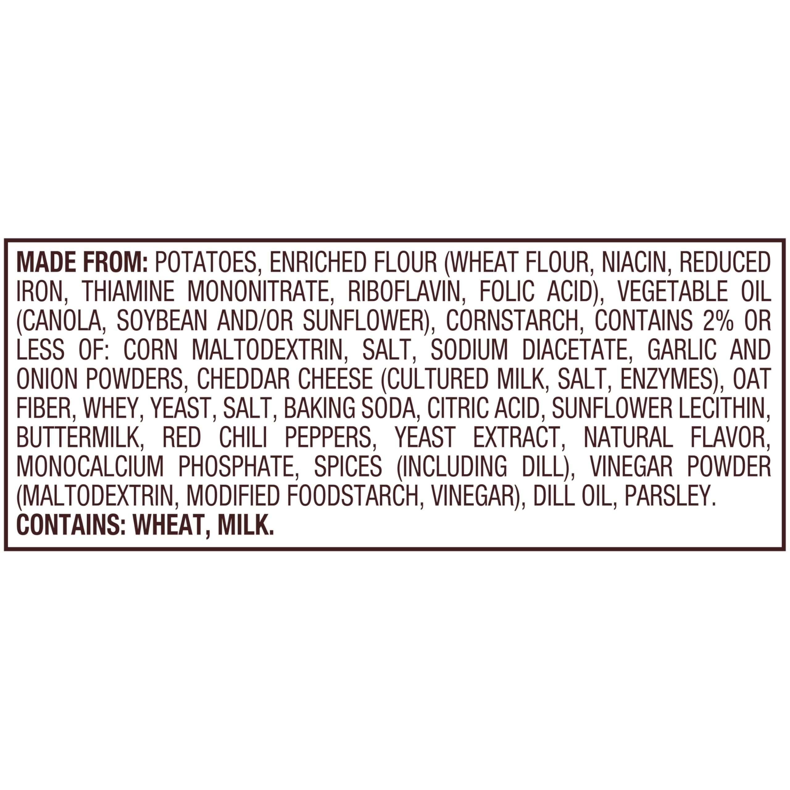 Packaging image shows Goldfish Crisps Spicy Dill Pickle for on-the-go snacking.