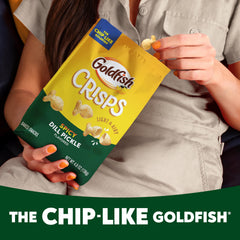 Goldfish Spicy Dill Pickle serving bowl—perfect for parties.