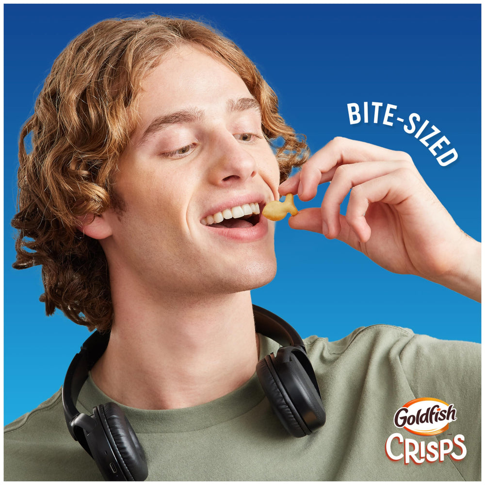 Goldfish varieties include cheddar, sour cream and onion.