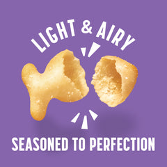 Goldfish White Cheddar baked crackers texture detail highlighting cheddar bite