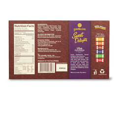 Goldilocks Ube Polvoron slices are ready to share, perfect for tea time.