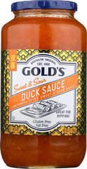 Gold's Duck Sweet & Sour bottle glazing duck for a glossy finish.