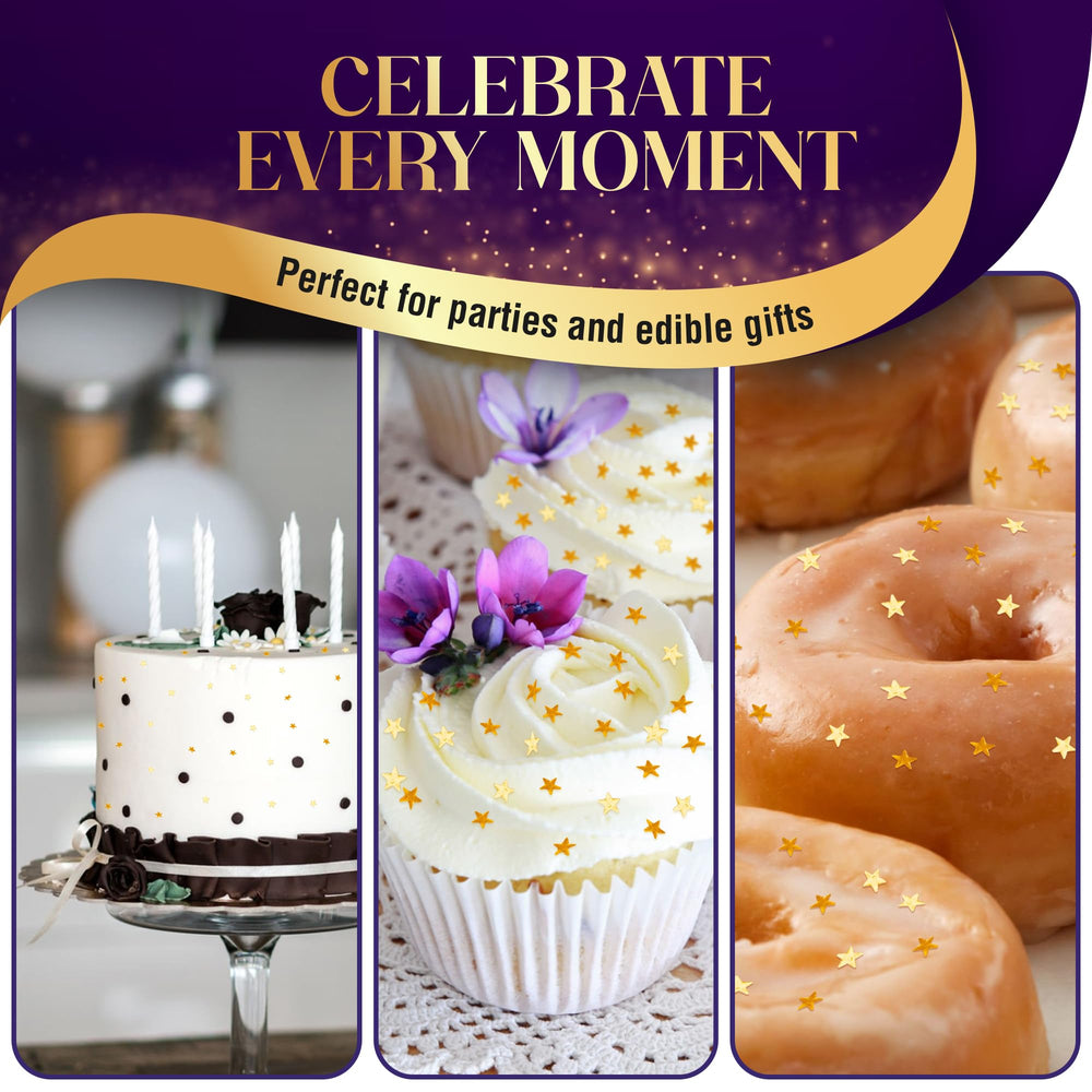 Compact 5g Goldz pack for quick edible decorating.