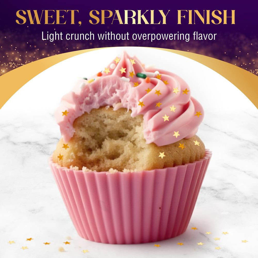 Goldz dessert toppers elevate cookies with edible stars.