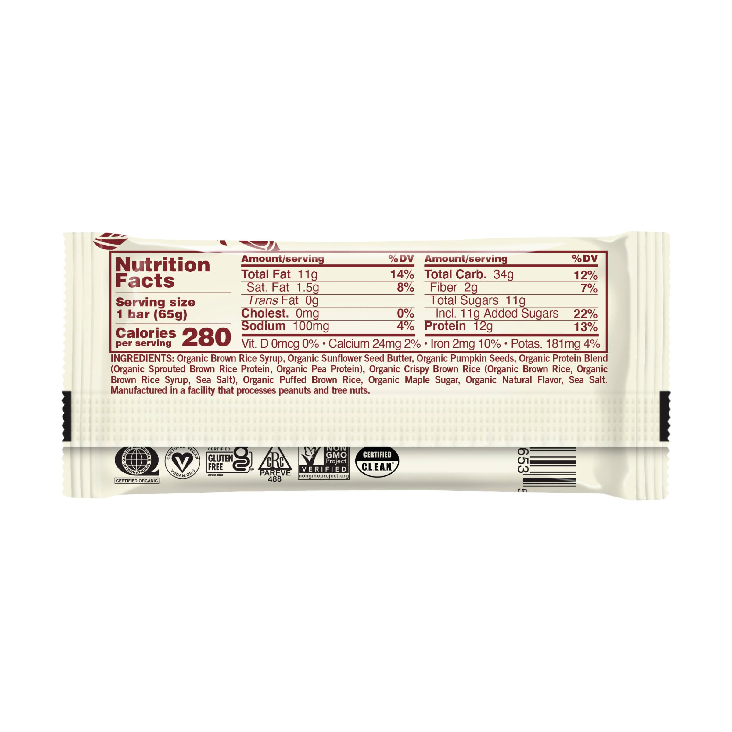 GoMacro Bar Macro Maple Ssalt sliced to show texture and quality ingredients.