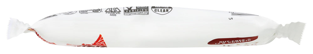 GoMacro Bar Macro Maple Ssalt nutrition label glimpse for transparent sourcing.