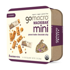 GoMacro PB CHC Chipotle mini bar served as a quick energy snack idea