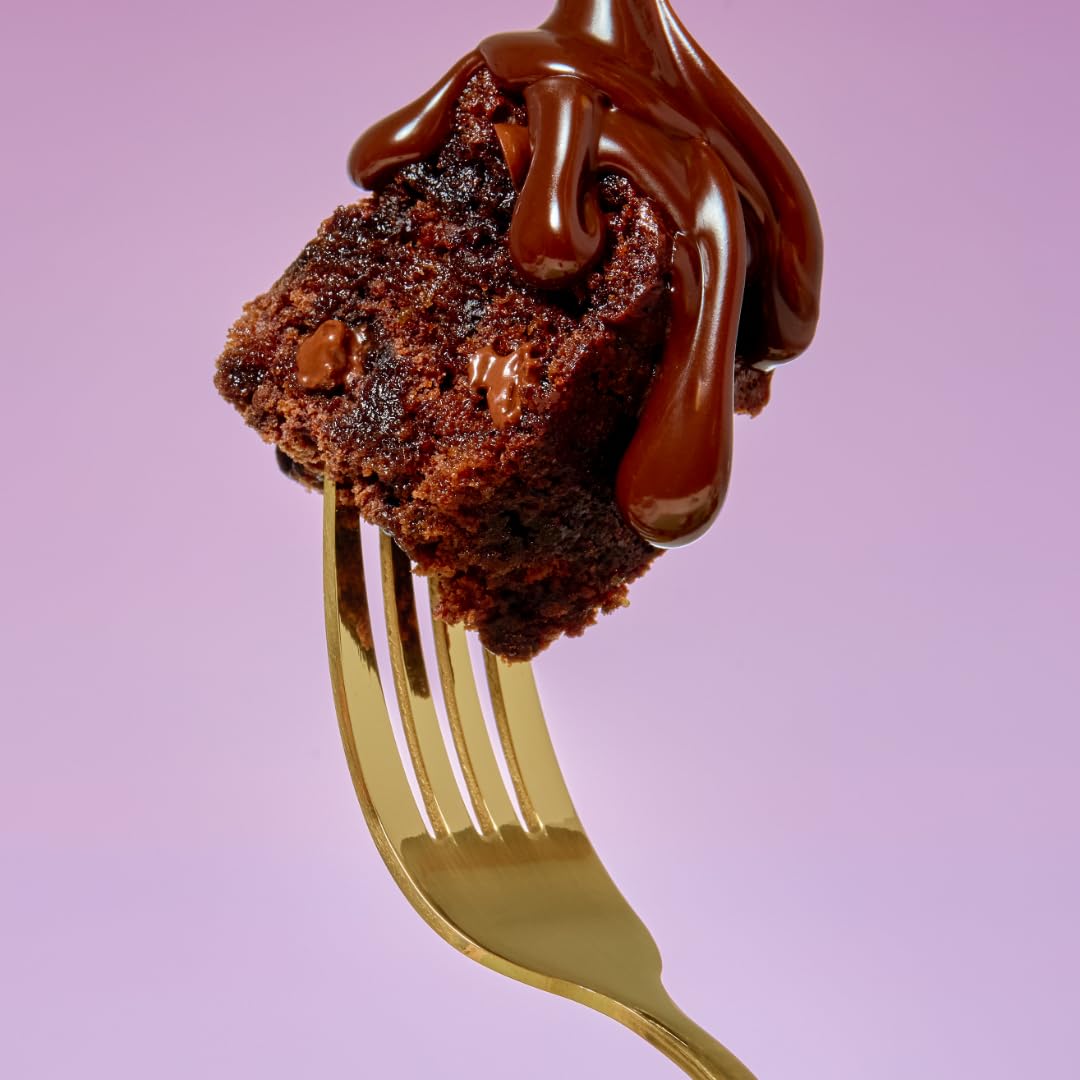 Sliced GoNanas fudge brownie banana bread displaying fudgy texture and crumb