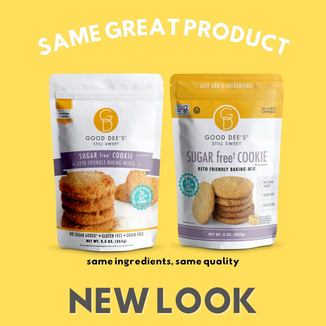 Keto-friendly dessert option prepared with Good Dee's cookie mix.