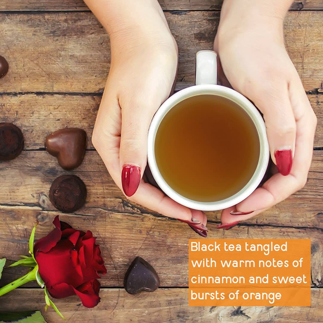 Good Earth Tea Co. packaging close-up highlights natural blends for clean ingredient focus.
