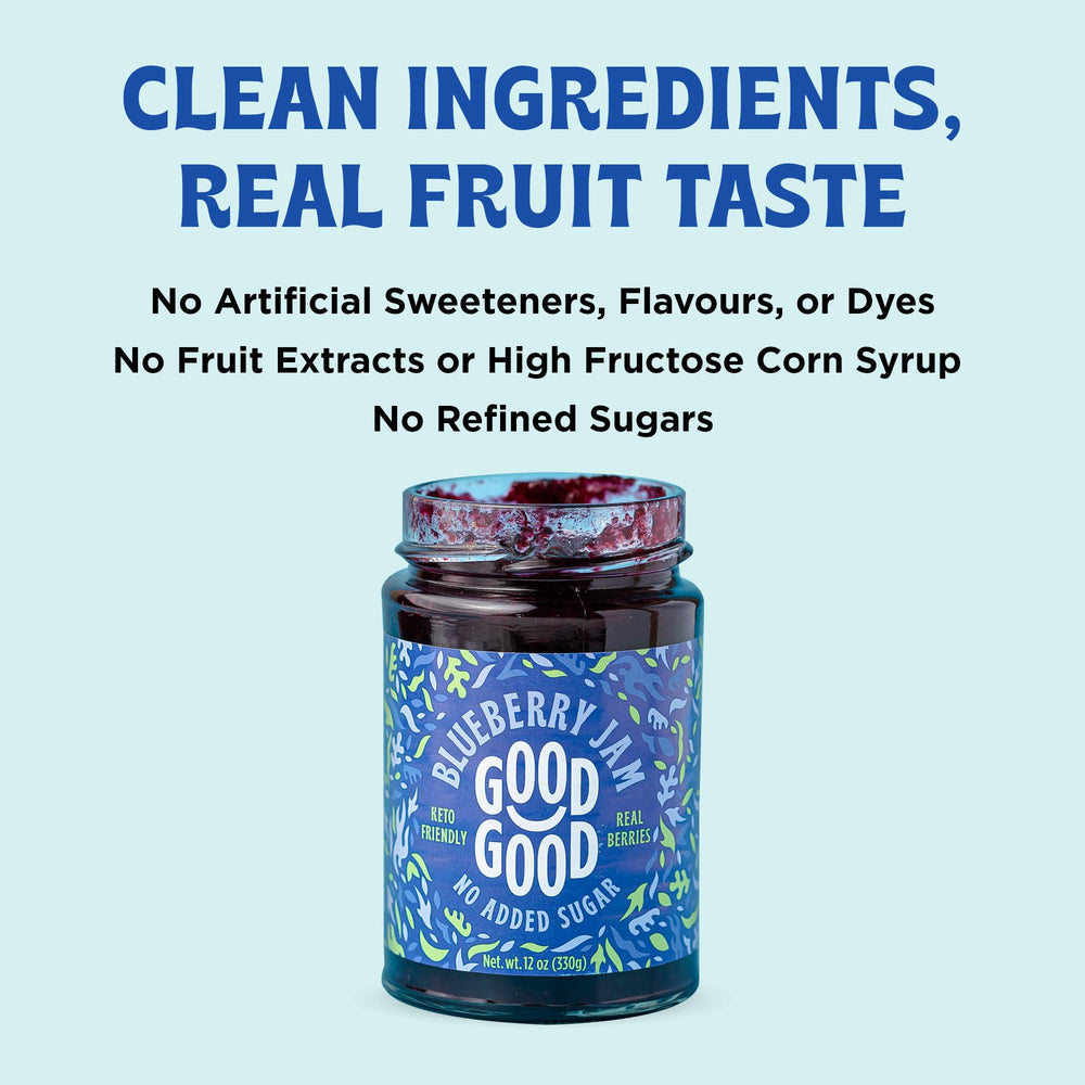 Ingredients reveal real fruit and natural sweeteners, no refined sugar.