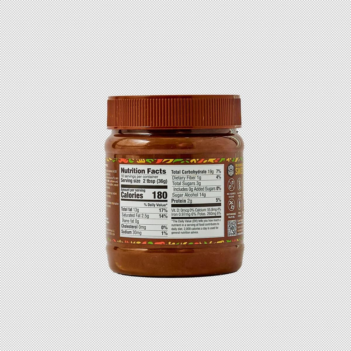 Good Good four-pack box highlights convenient, shareable chocolate hazelnut spread.