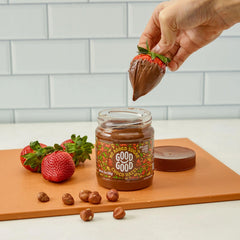 Good Good Gluten-free vegetarian-friendly spread in a bowl, ideal for quick snacks