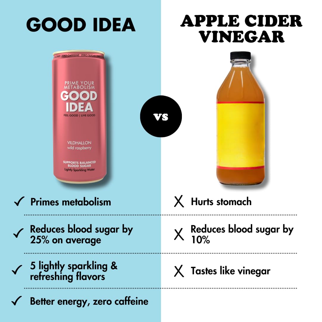 Good Idea 30 cans variety pack suggests convenient, caffeine‑free refreshment