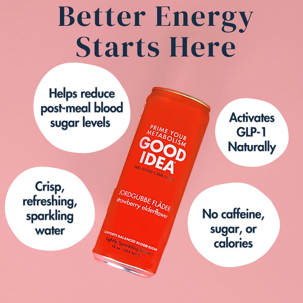 Good Idea Strawberry Elderflower bottle with juicy strawberry aroma and elderflower finish