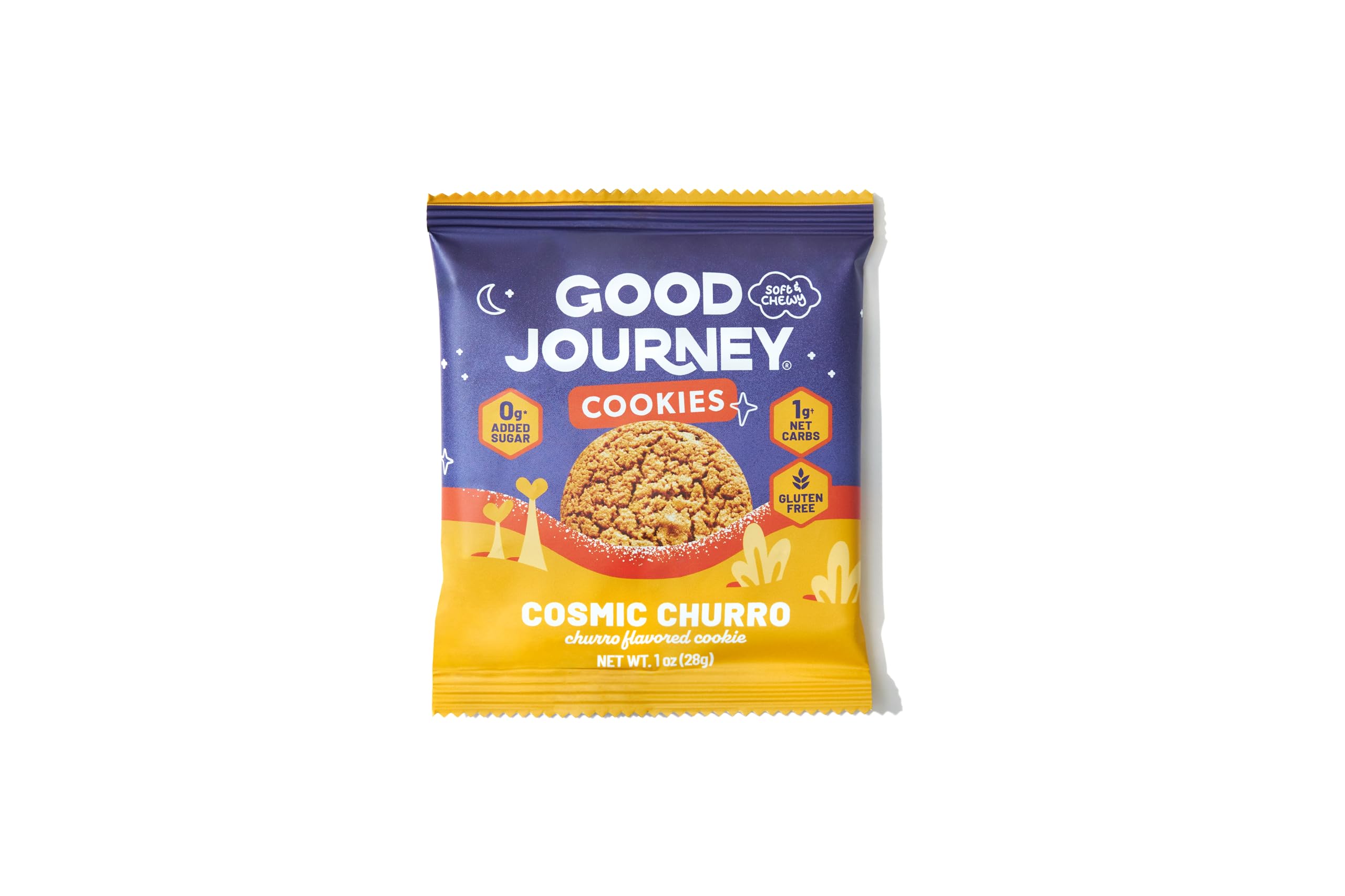 Good Journey Soft Churro Cookies serving on a plate for sharing.