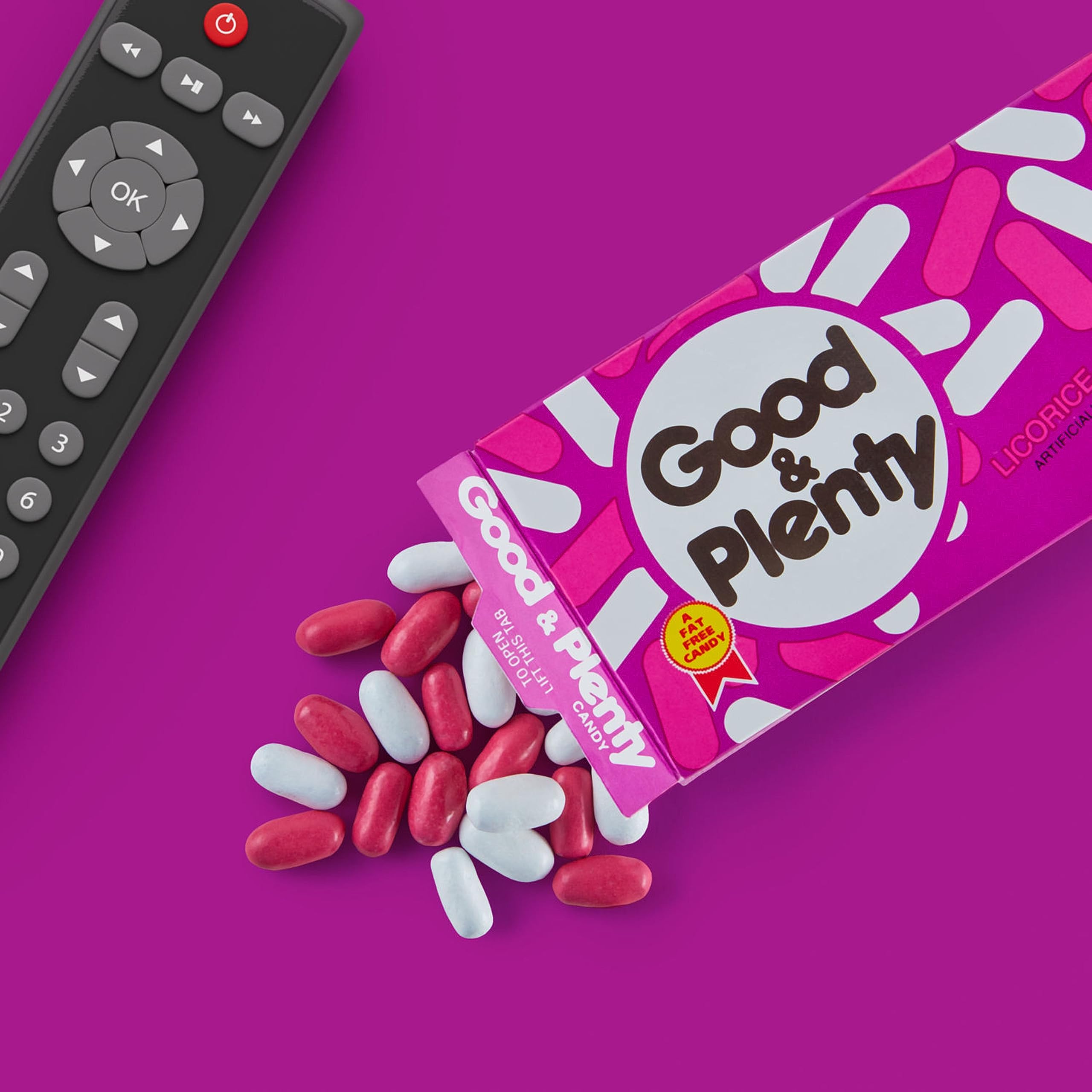 Candy-coated licorice pairs well with popcorn or desserts.