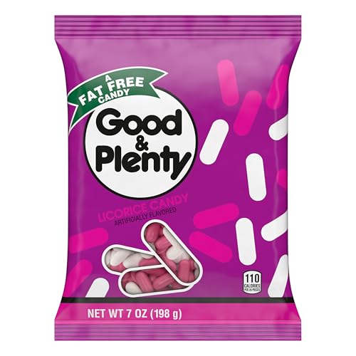 Soft, chewy Good & Plenty licorice texture inviting a nostalgic bite
