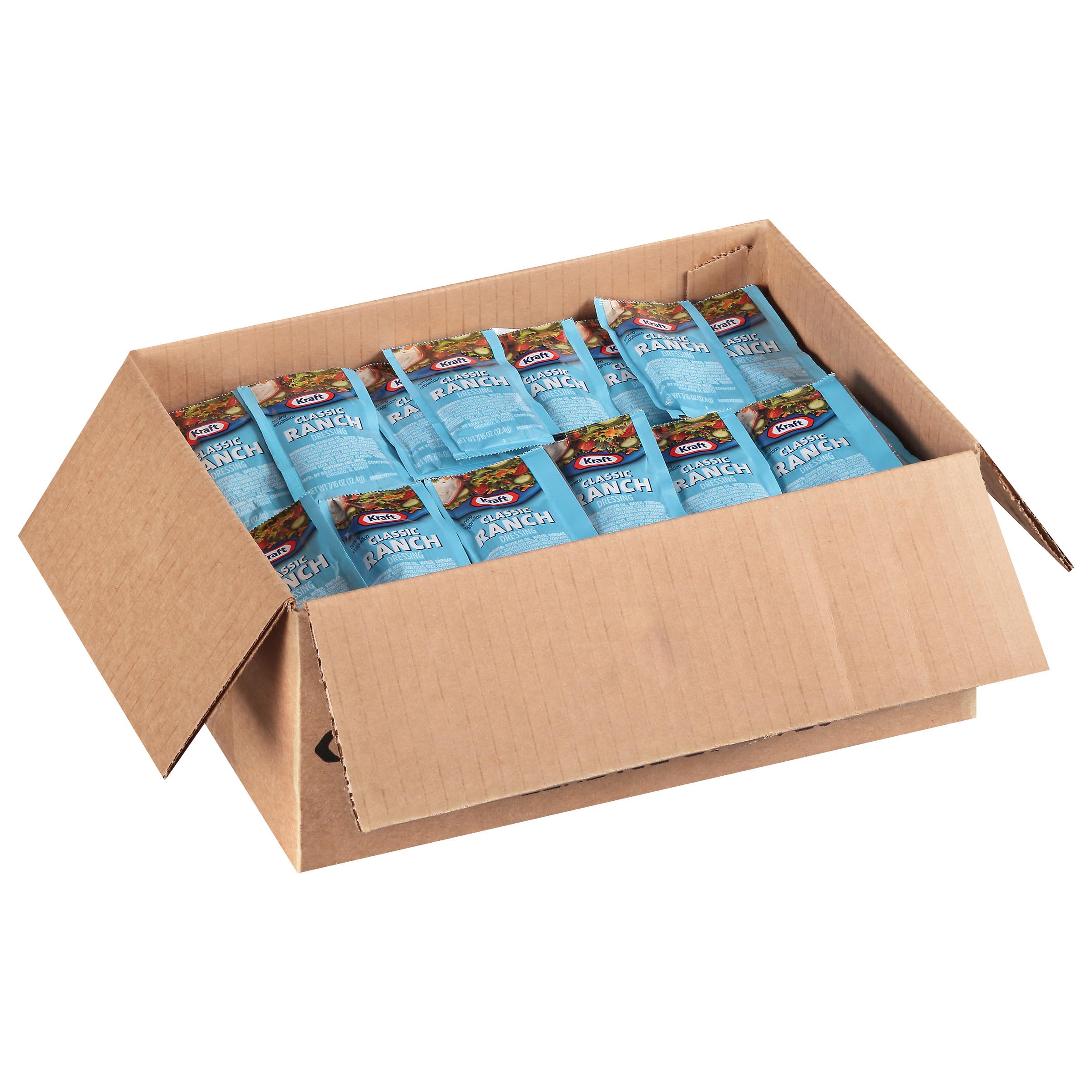 Good Seasons Kraft Ranch food-service case emphasizes bulk convenience.