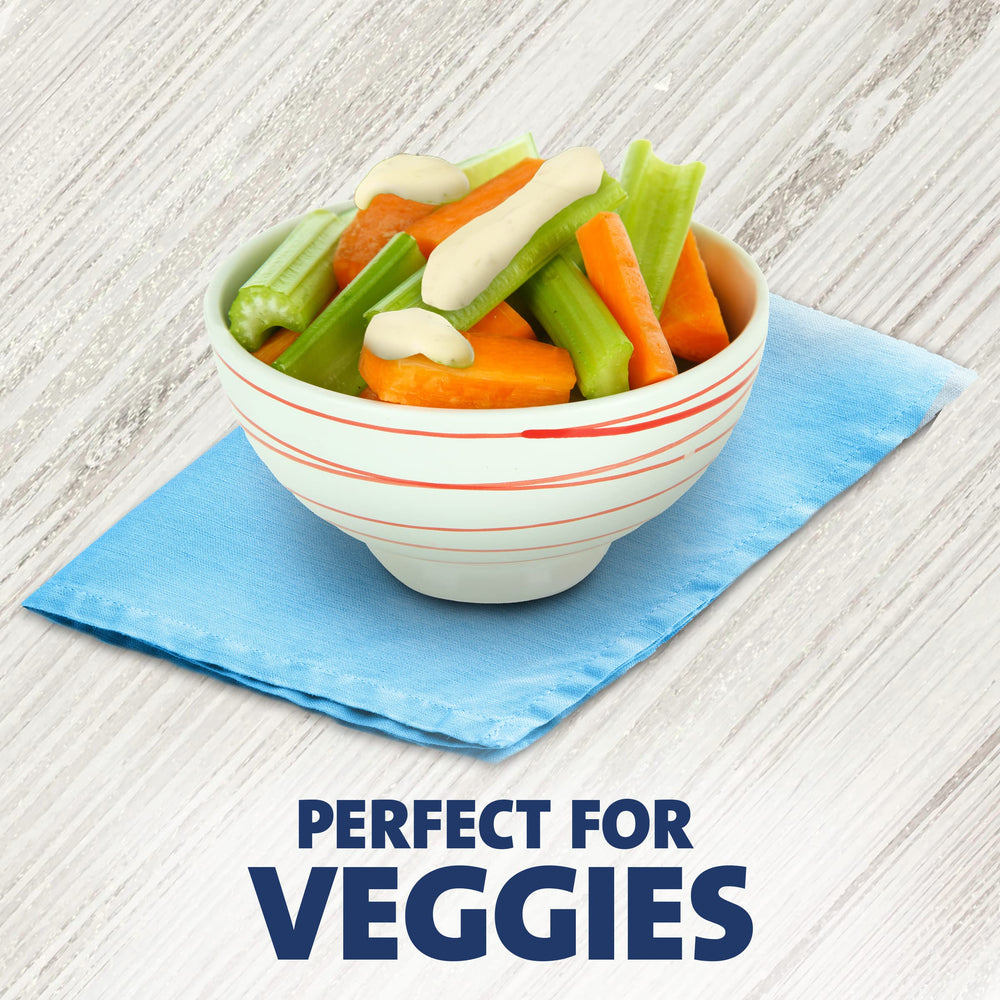Good Seasons Kraft Ranch dipping sauce for nuggets, fries, and veggies.
