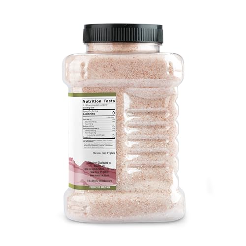 Close-up of Good Tierra Himalayan Pink Salt's fine grains for cooking.