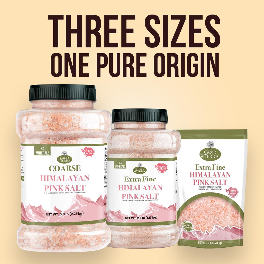 Good Tierra Himalayan Pink Salt over grilled vegetables for added texture and flavor