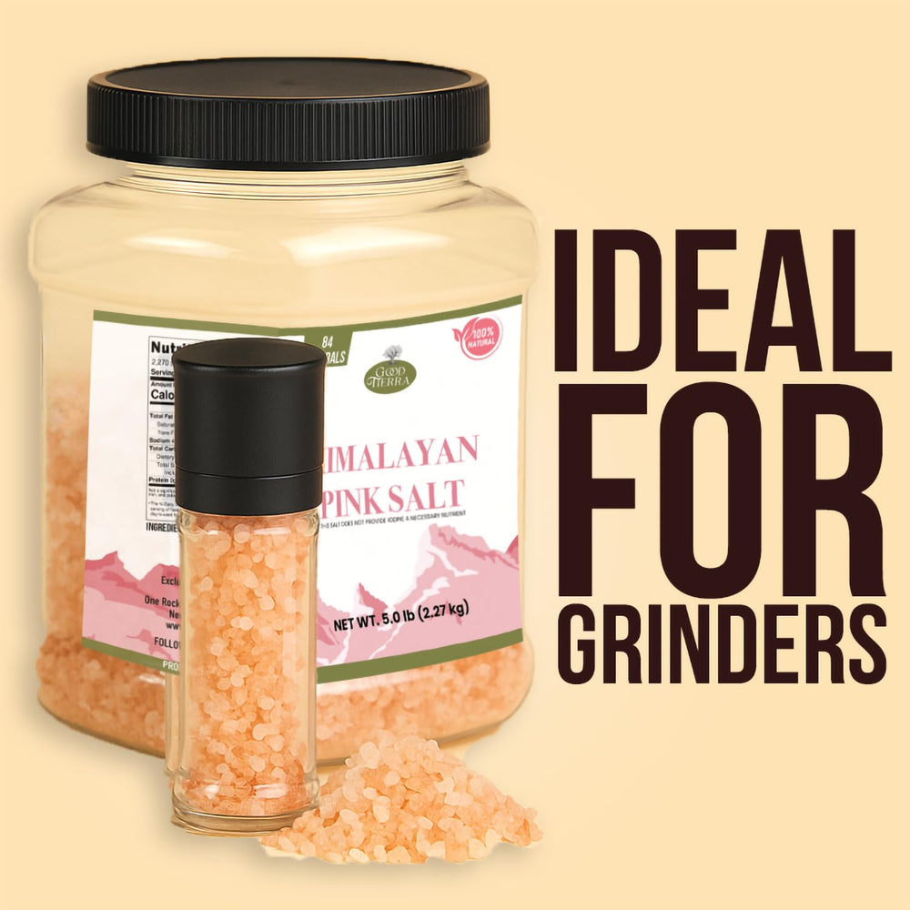 Coarse salt for canning and brines using Good Tierra Himalayan salt.