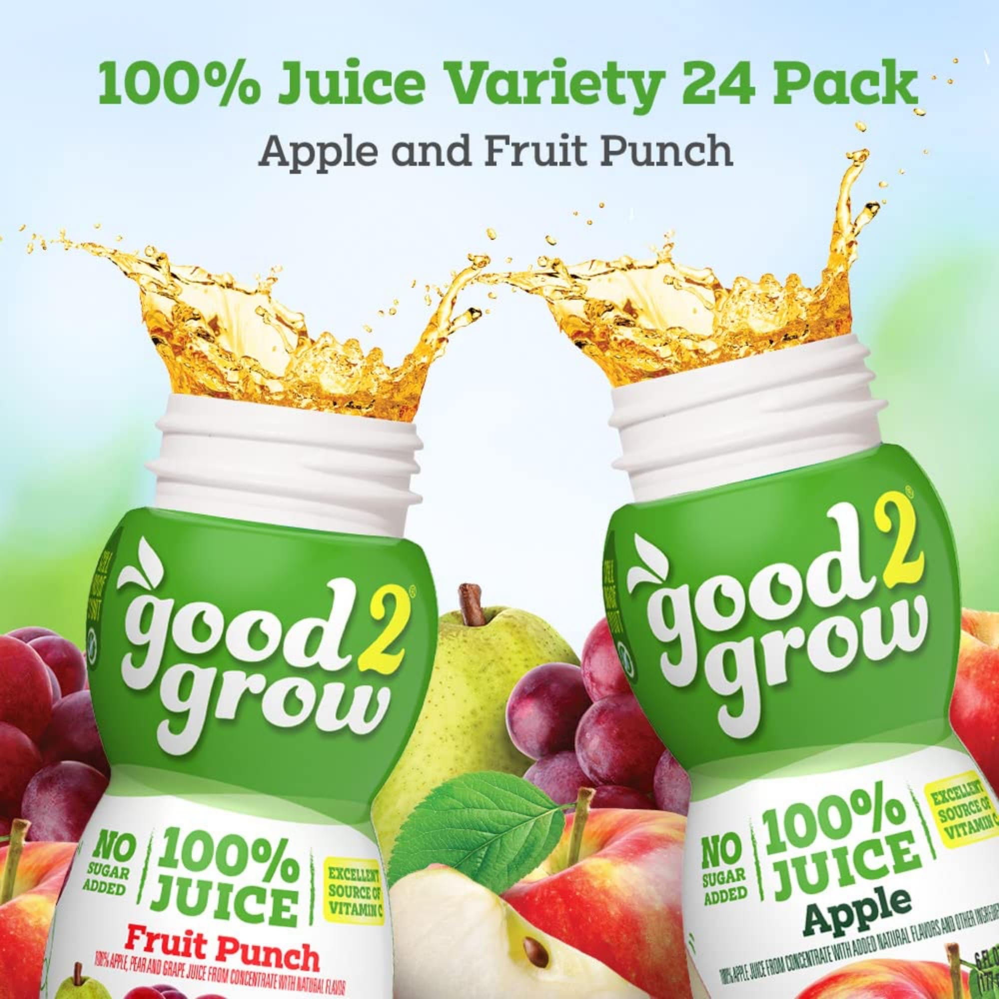 Good2grow 6 fl oz bottle ideal for kids' lunches and road trips