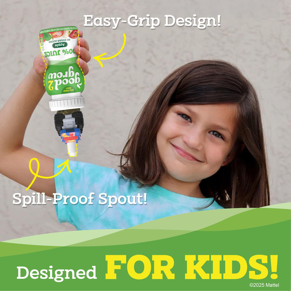 good2grow spill-proof top prevents spills during travel
