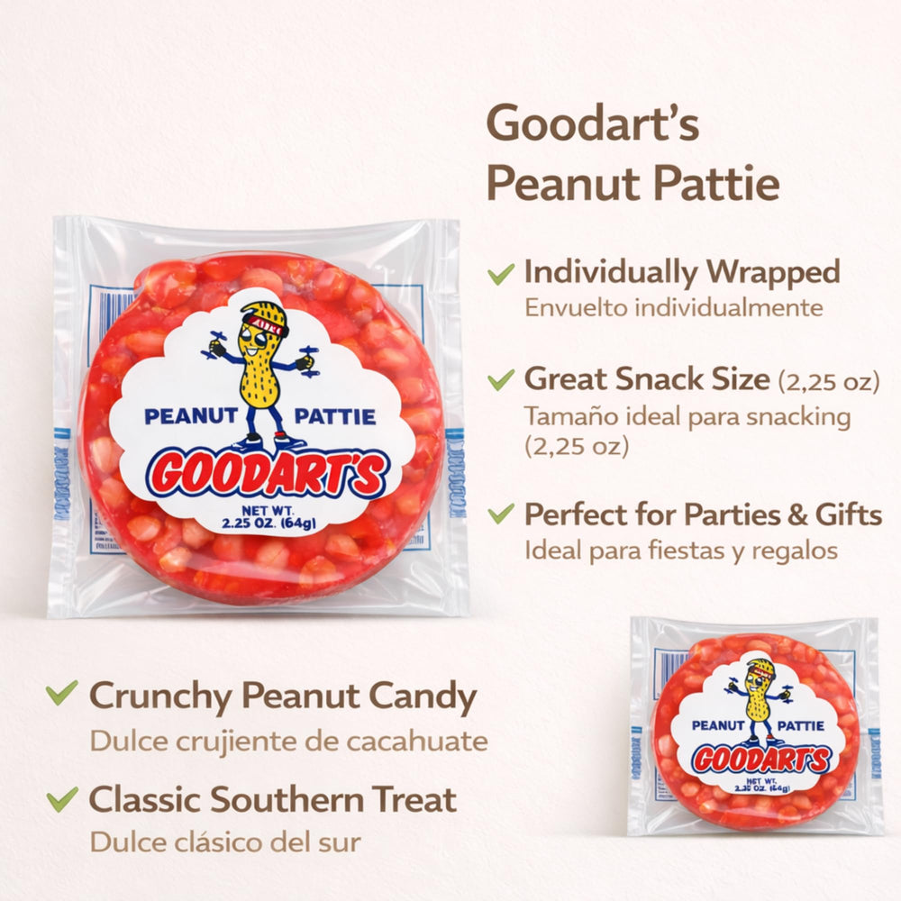 Hand holding Goodart's bar for on-the-go snacking.
