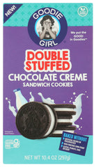 Goodie Girl Cookies Ds Chocolate Creme pack shot highlighting premium ingredients and indulgence