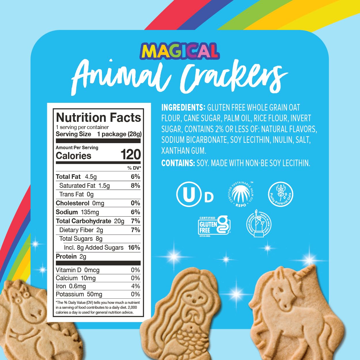 Individual Goodie Girl pack offers a portable 120-calorie gluten-free snack.