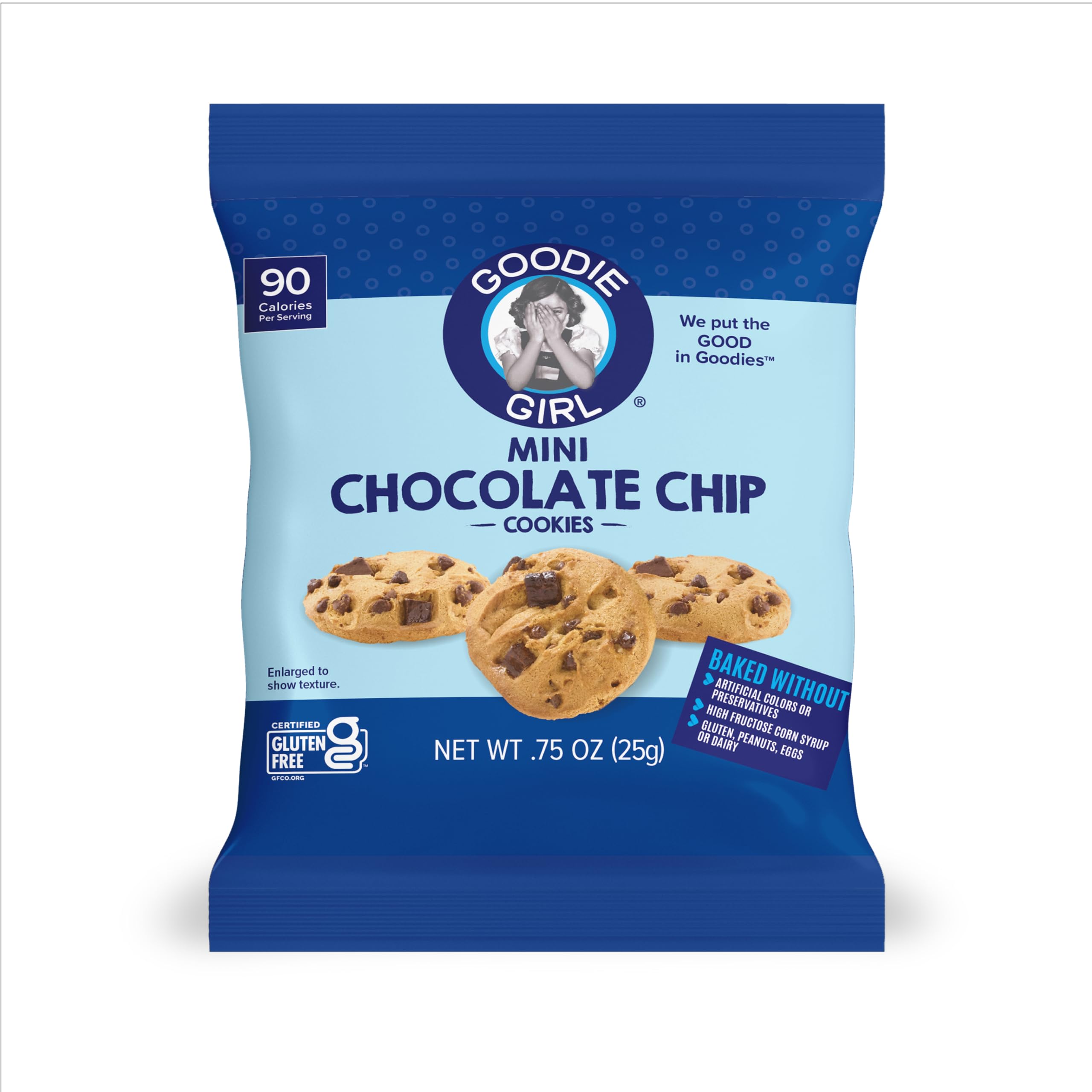 Goodie Girl 90-calorie snack pack for mindful portioning.
