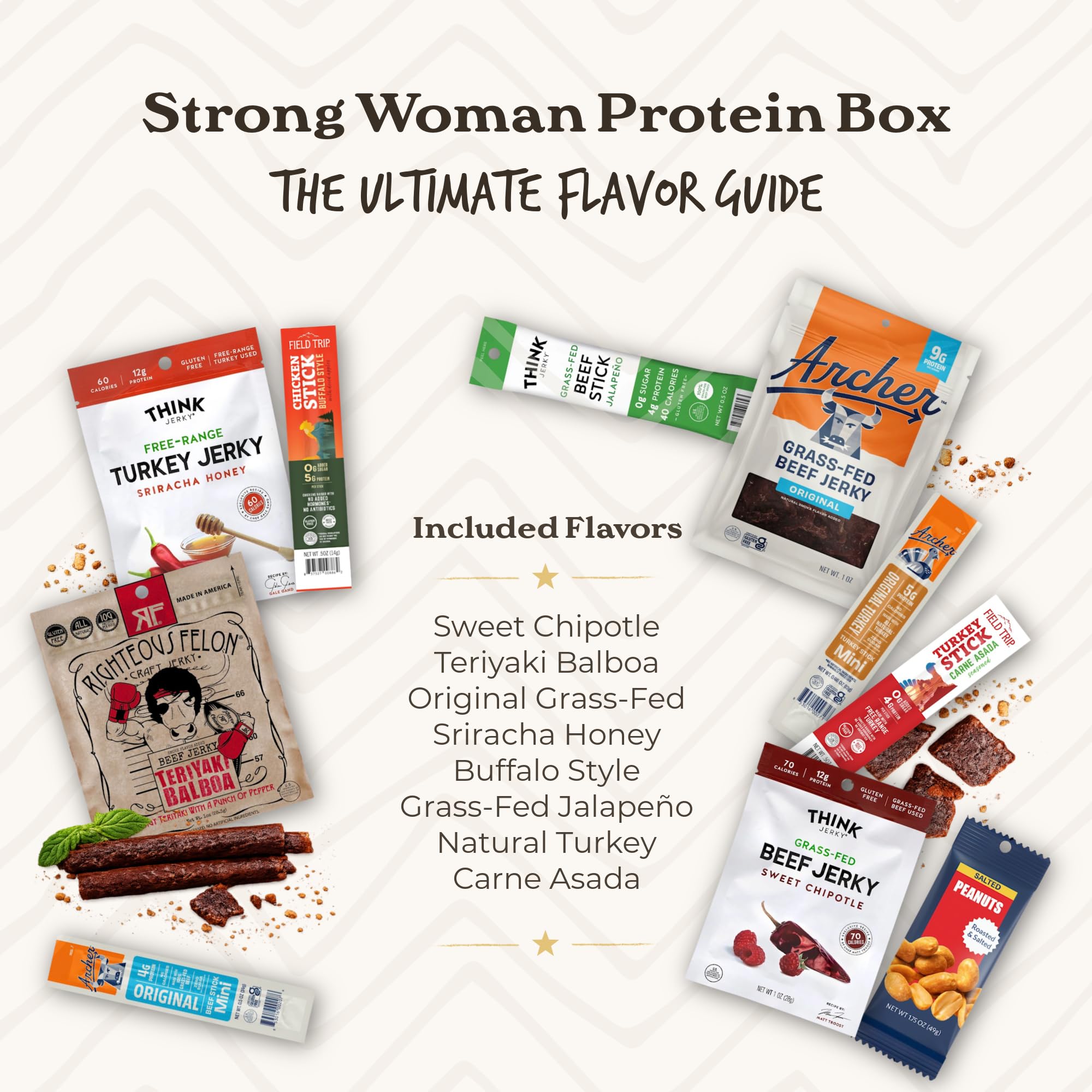 Goodland Farms free-range turkey snacks close-up showcases juicy, savory bites.