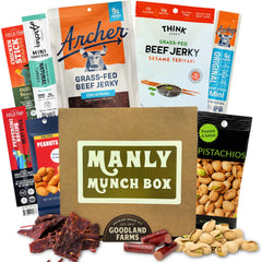 Goodland Farms Manly Munch Box beef jerky assortment ready snack on the go