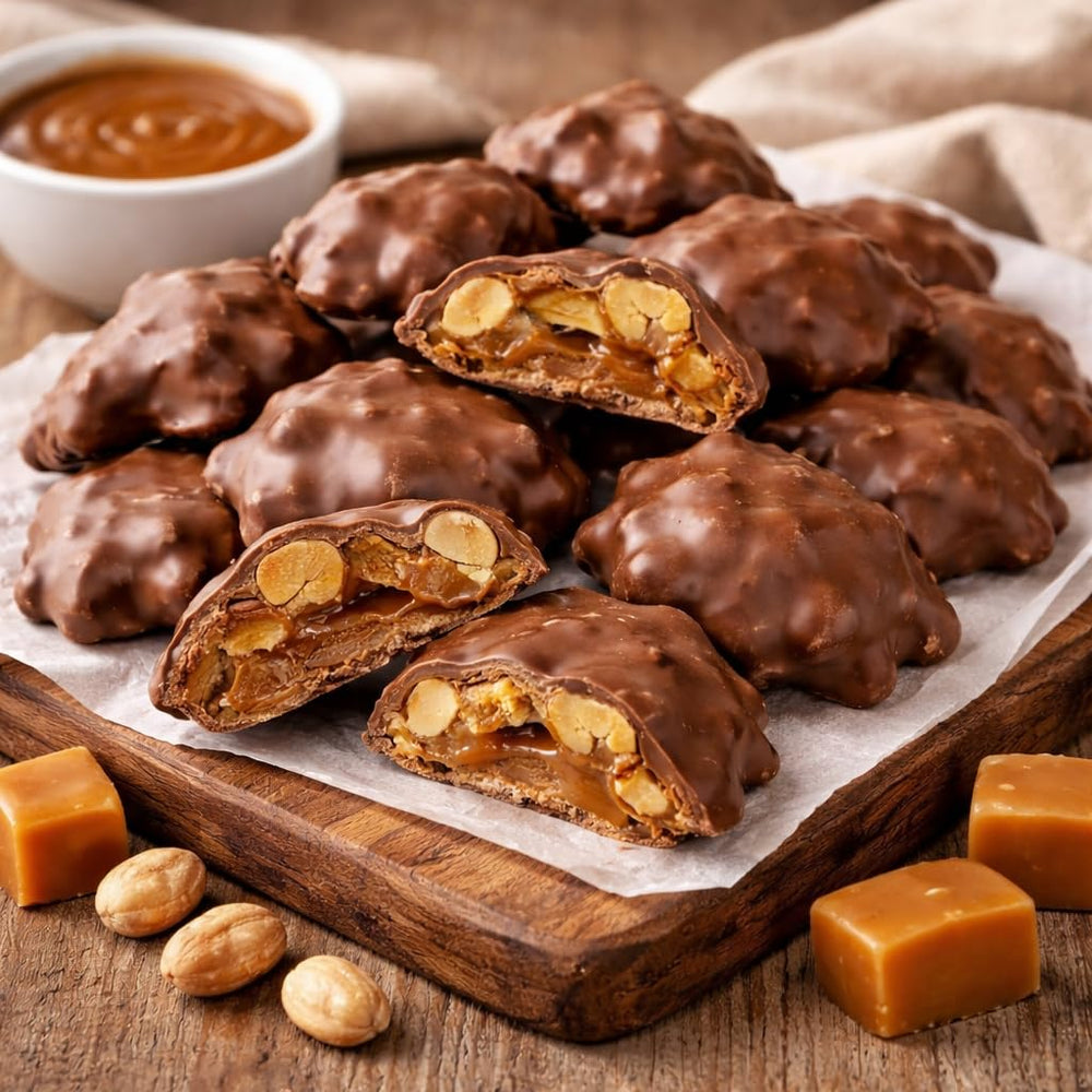 Goodland Farms Peanut Perk clusters: gift-ready presentation for holidays and gatherings.