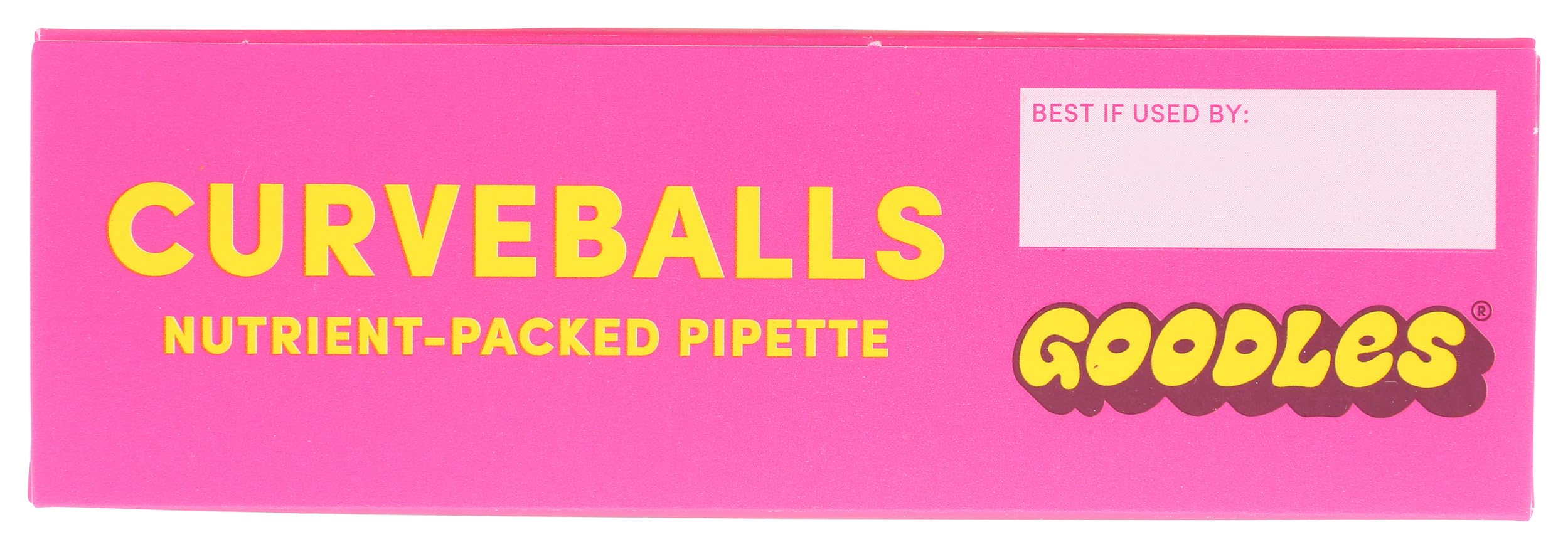 Goodles Curveballs Pasta packaging flatlay highlights versatile pantry staple.