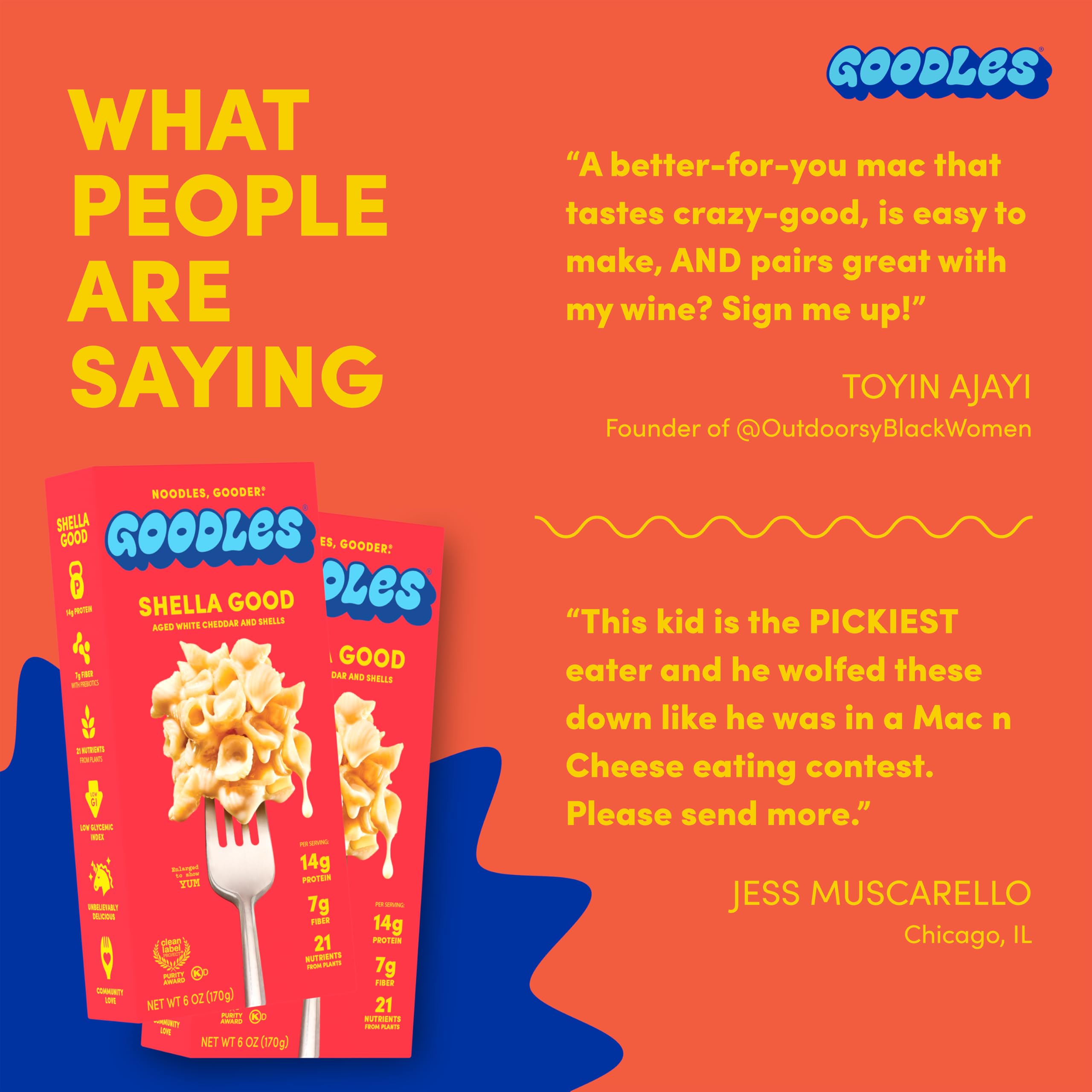 Goodles Shella Good ready meal supports fast, satisfying lunches