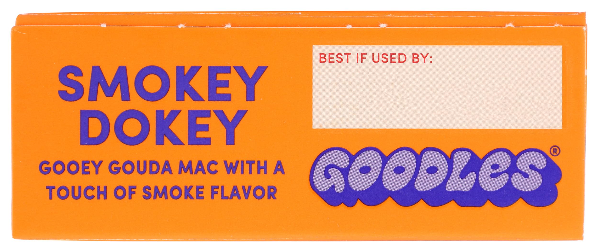 Smokey Dokey mac and cheese served on a plate with creamy sauce