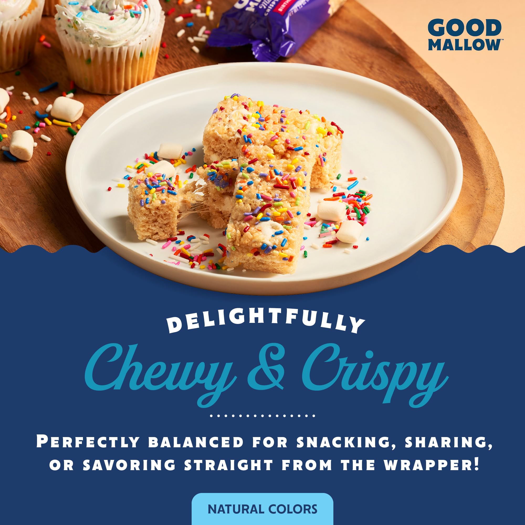 GoodMallow gluten-free, kosher, plant-based snacks for diverse diets.