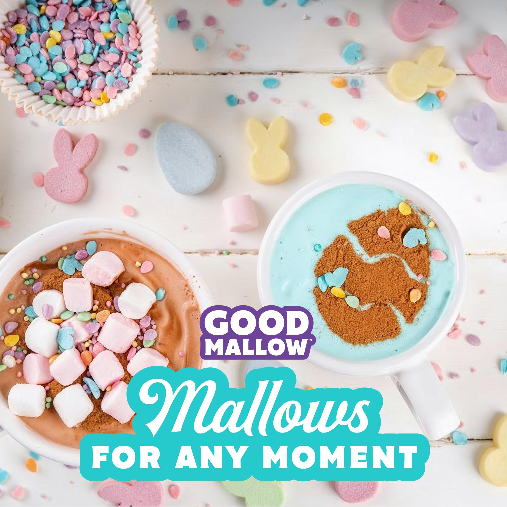 GoodMallow individually wrapped 4-packs for easy sharing at parties.