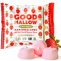 GoodMallow pink strawberry marshmallows pack for snacking and sharing