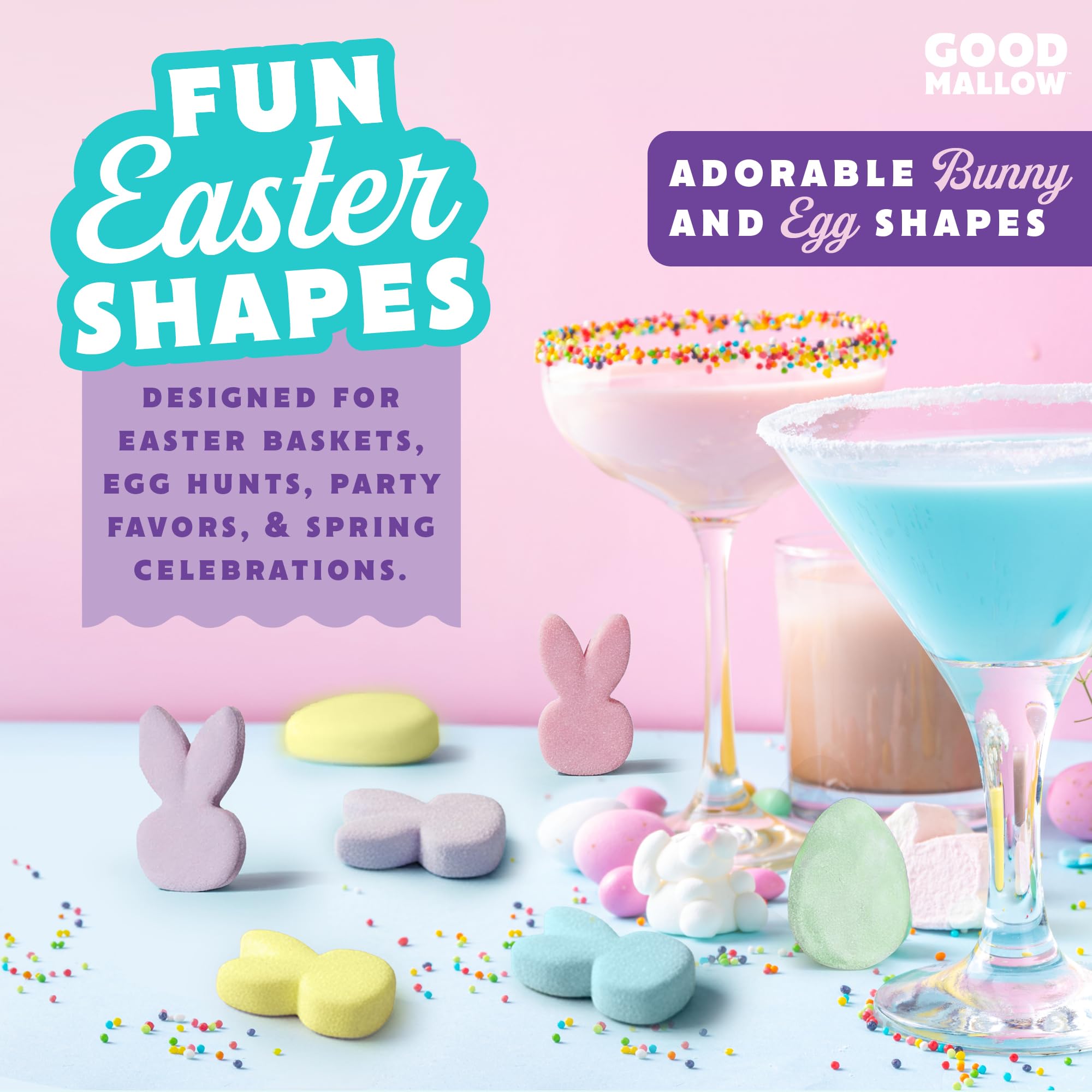 GoodMallow vegan dairy-free gluten-free marshmallows ensure inclusive treats.