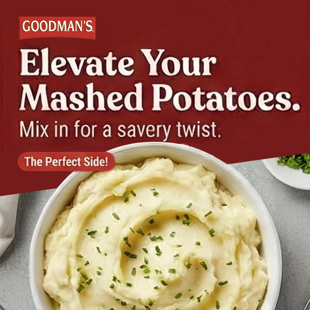 Goodman's Onion Soup Dip Mix soup bowl steaming with comforting aroma