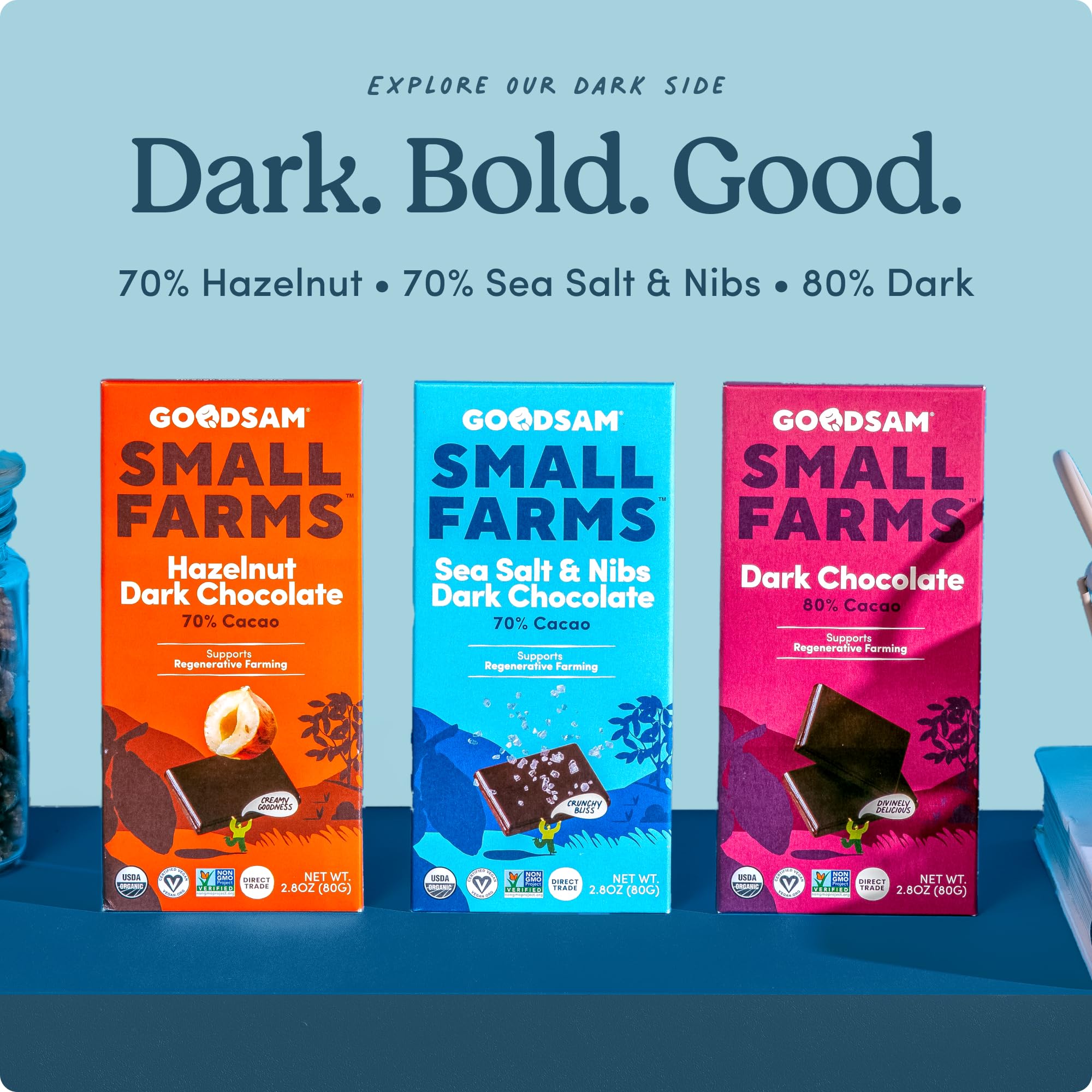 Goodsam direct trade farming scene supporting small family farms