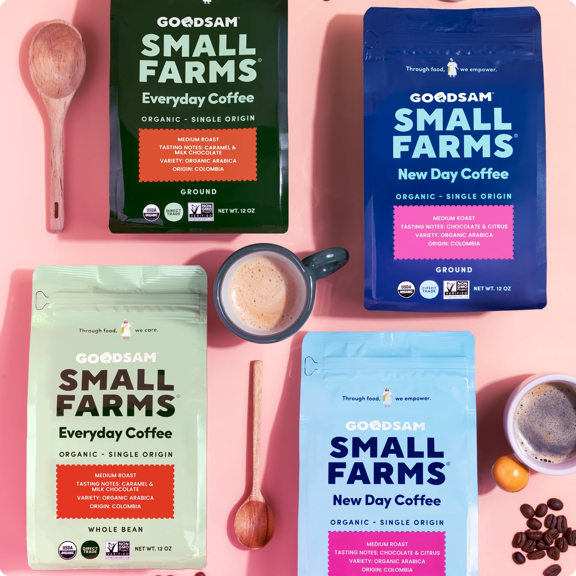Goodsam New Day packaging-closeup communicates sustainable materials and freshness seal