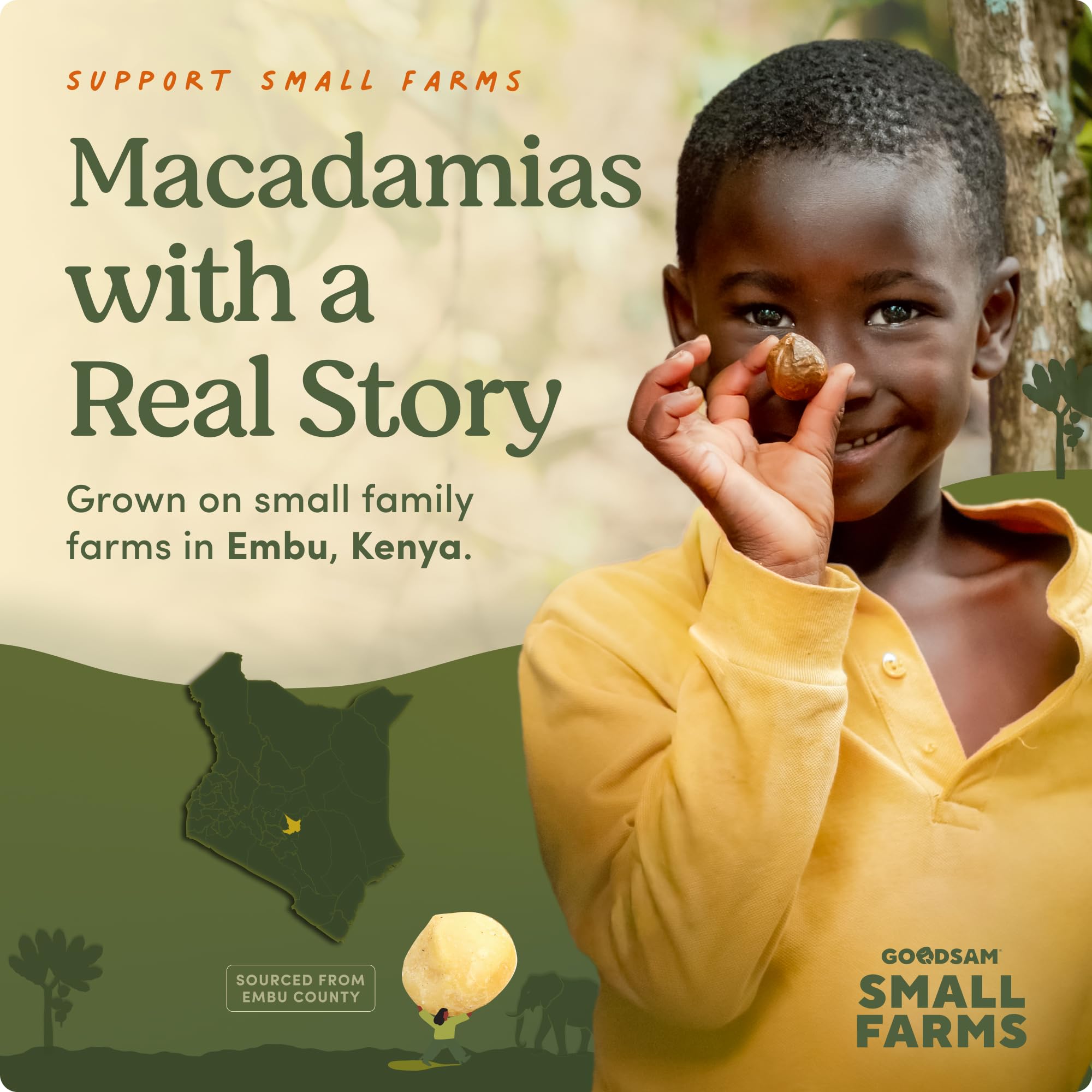 Goodsam regenerative farms packaging highlights sustainable farming