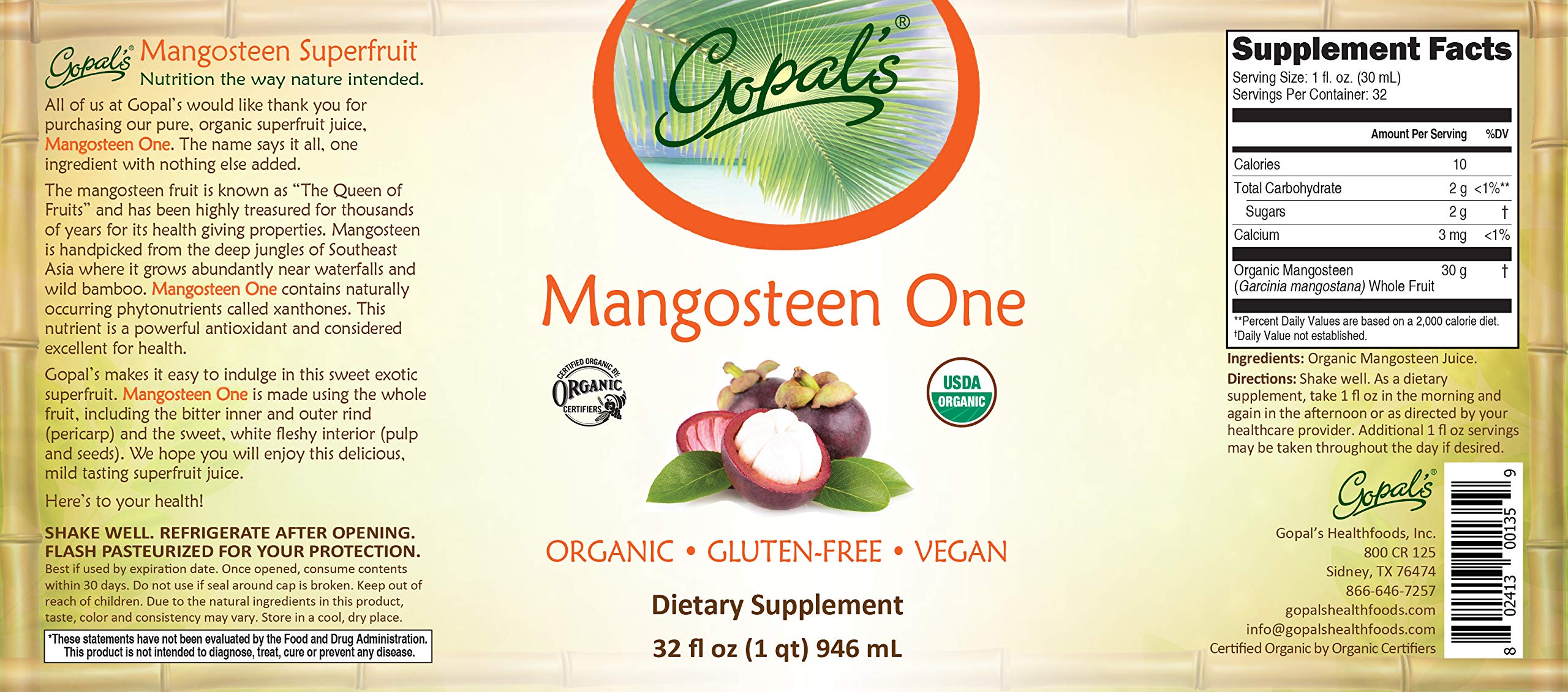 Gopal's Mangosteen One rind close-up emphasizing whole-fruit cues