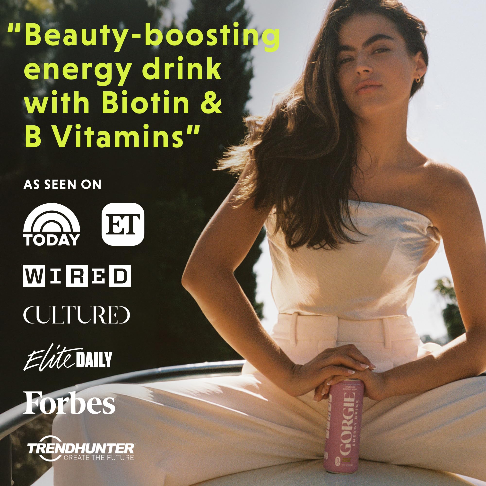 GORGIE Biotin for hair and nails, 30mcg per can.